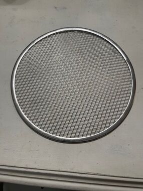 Cooking screen Round Metal Mesh Cooling Rack - Silver